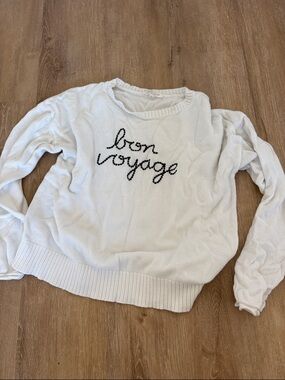 Workshop Republic Clothing White Knit Pullover